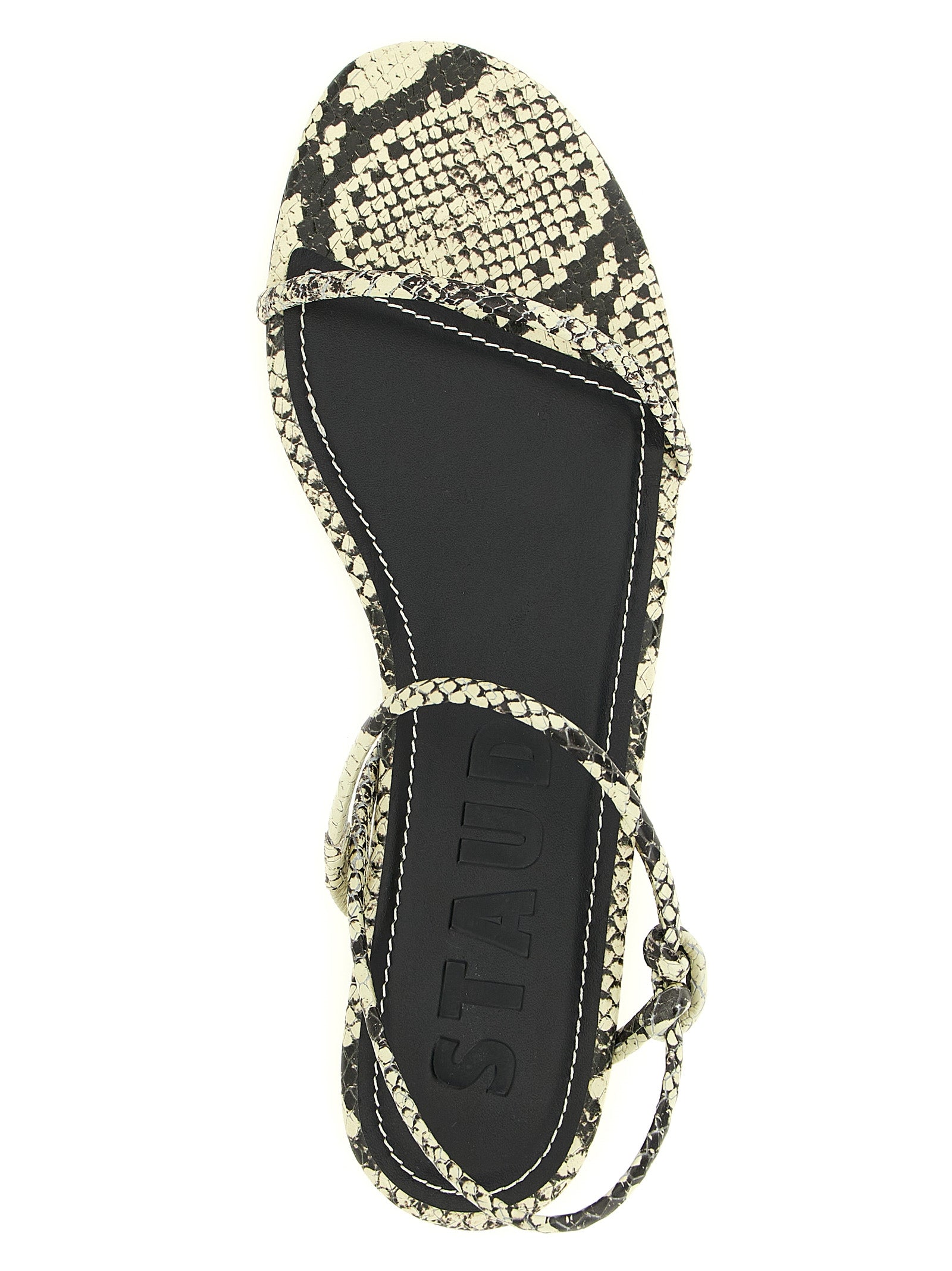Staud Bicolor Cowhide Flat Sandals