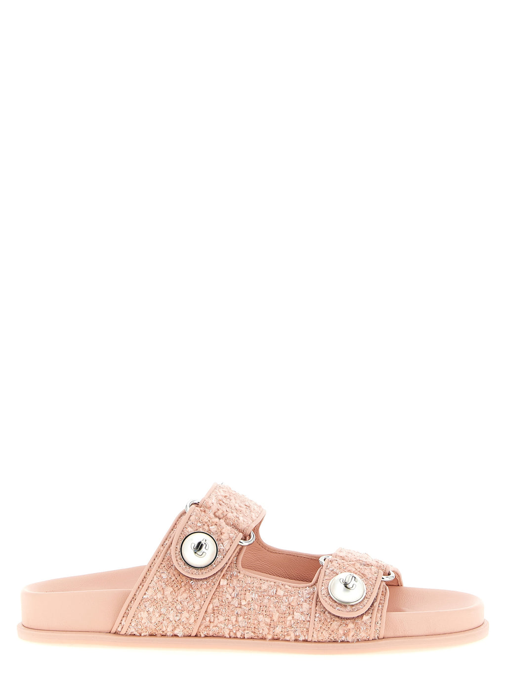 Jimmy Choo Multicolor Tencel Slides