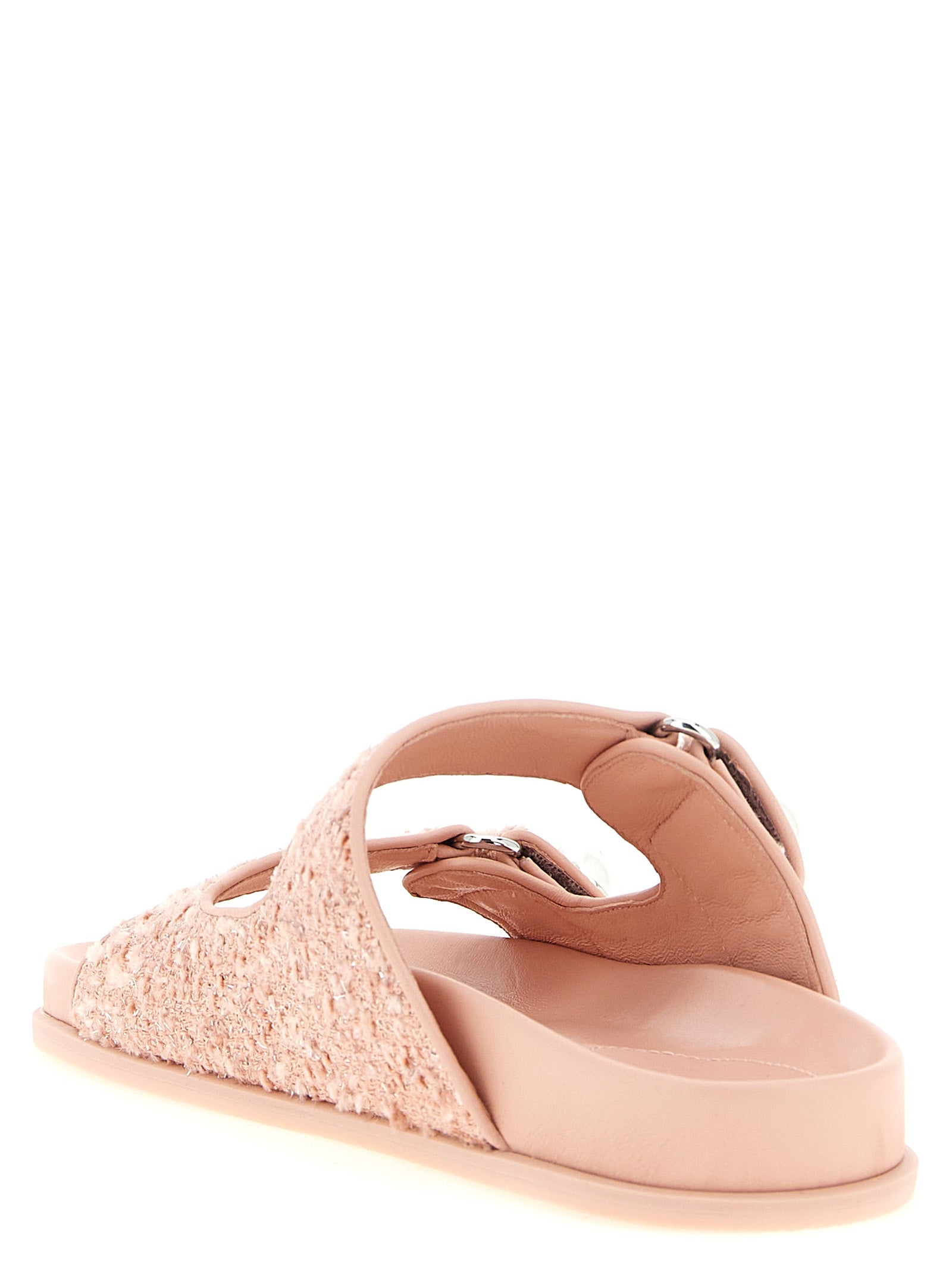 Jimmy Choo Multicolor Tencel Slides