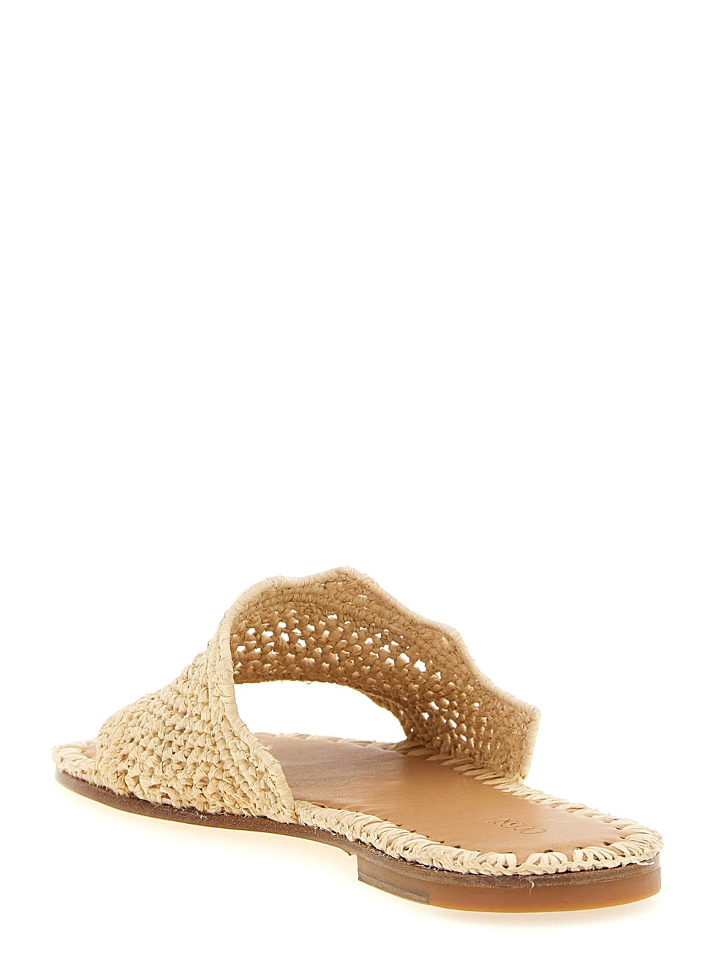 ODISSI Beige Viscose Slides