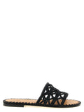 ODISSI Black Viscose Slides