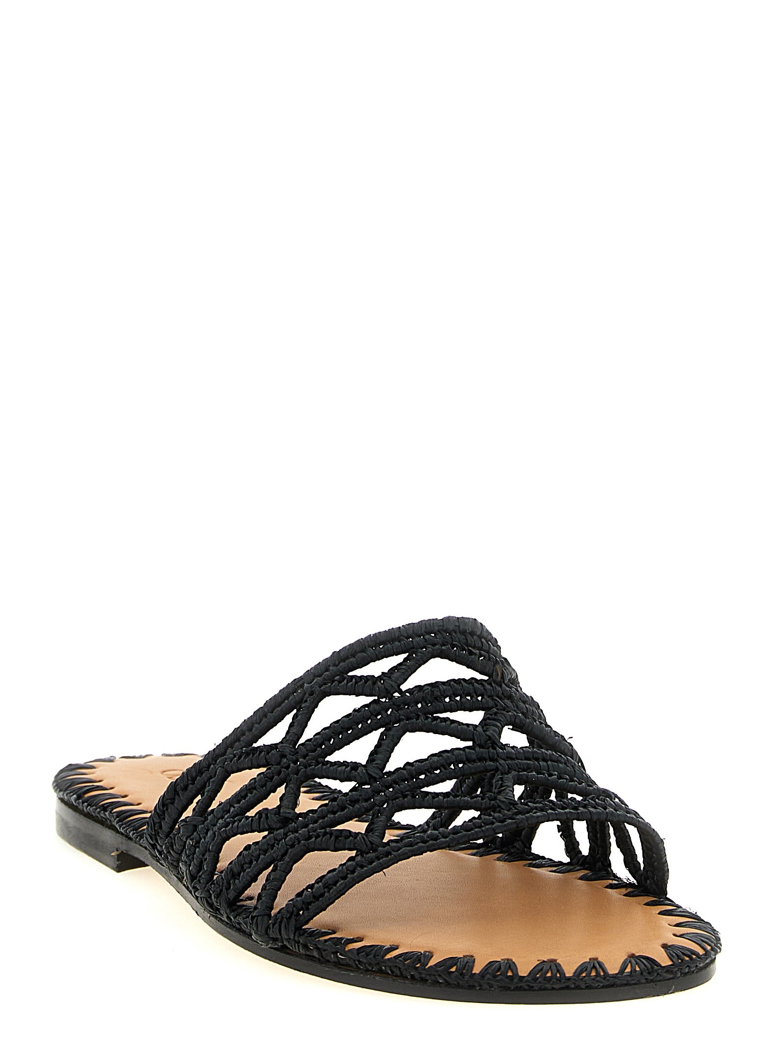 ODISSI Black Viscose Slides