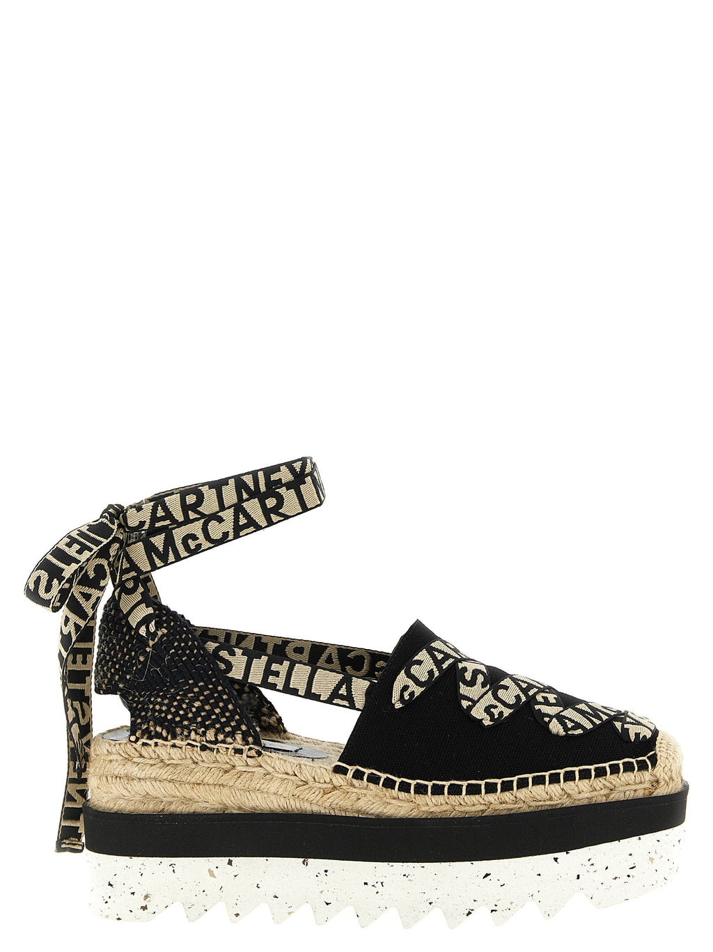 Stella McCartney Multicolor Cotton Wedge Sandals