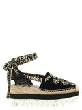 Stella McCartney Multicolor Cotton Wedge Sandals