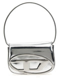 Diesel Silver Cowhide Shoulder Bag