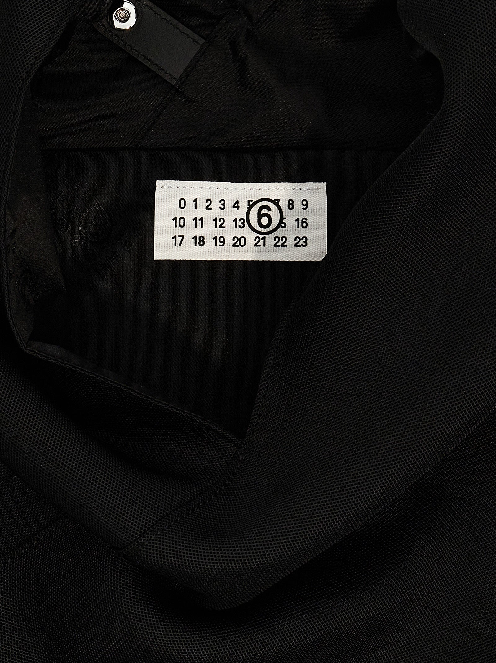 MM6 Maison Margiela Black Polyester Shoulder Bag