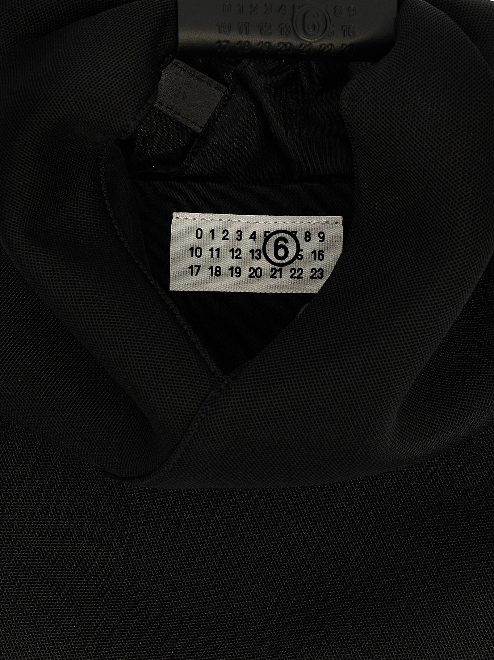 MM6 Maison Margiela Black Polyester Shoulder Bag
