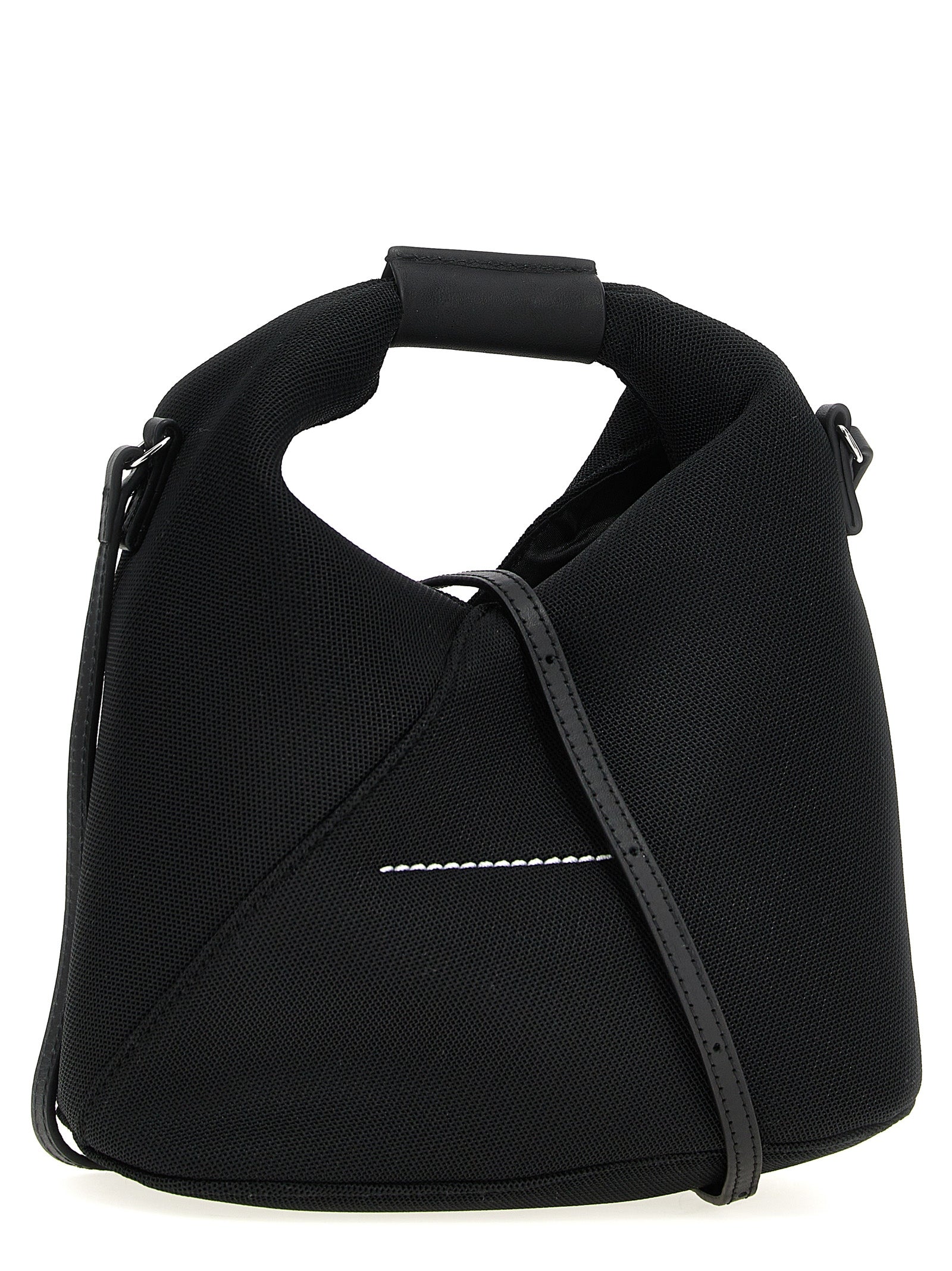 MM6 Maison Margiela Black Polyester Crossbody Bag