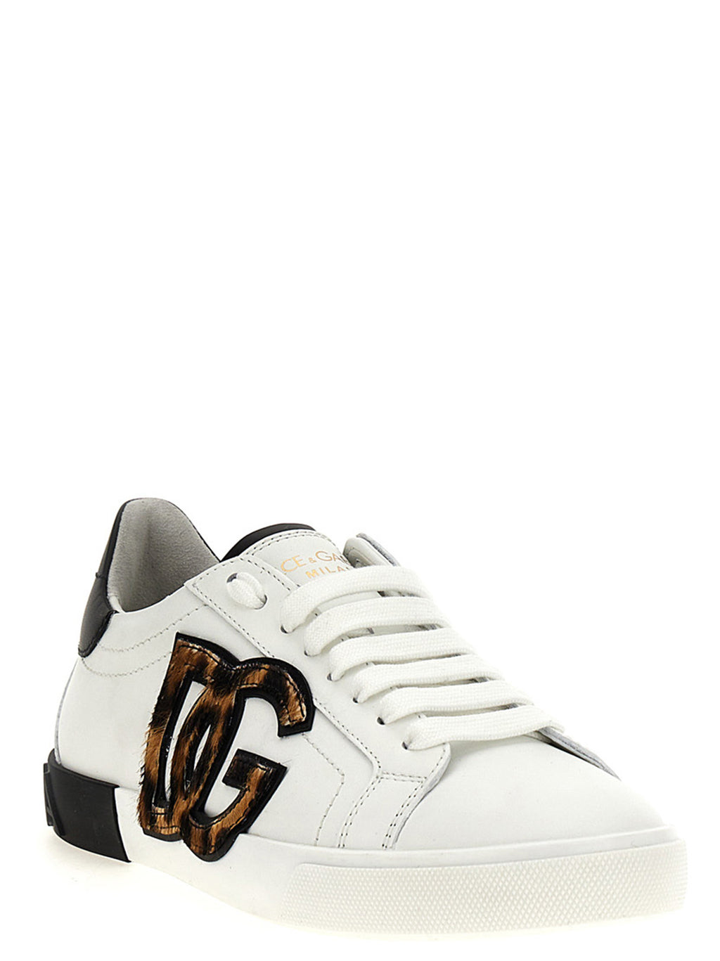 Dolce & Gabbana Multicolor Calfskin Low Top Sneakers