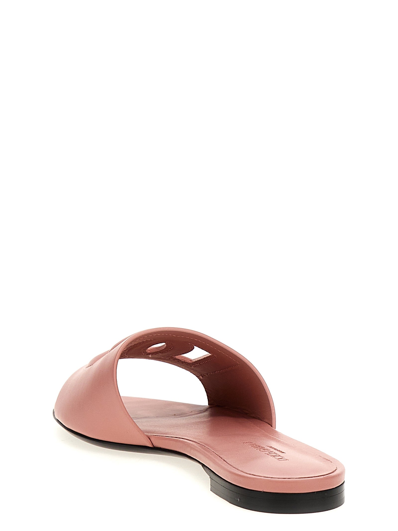 Dolce & Gabbana Multicolor Calfskin Slides