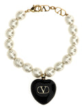 Valentino Garavani Black Brass Bracelet