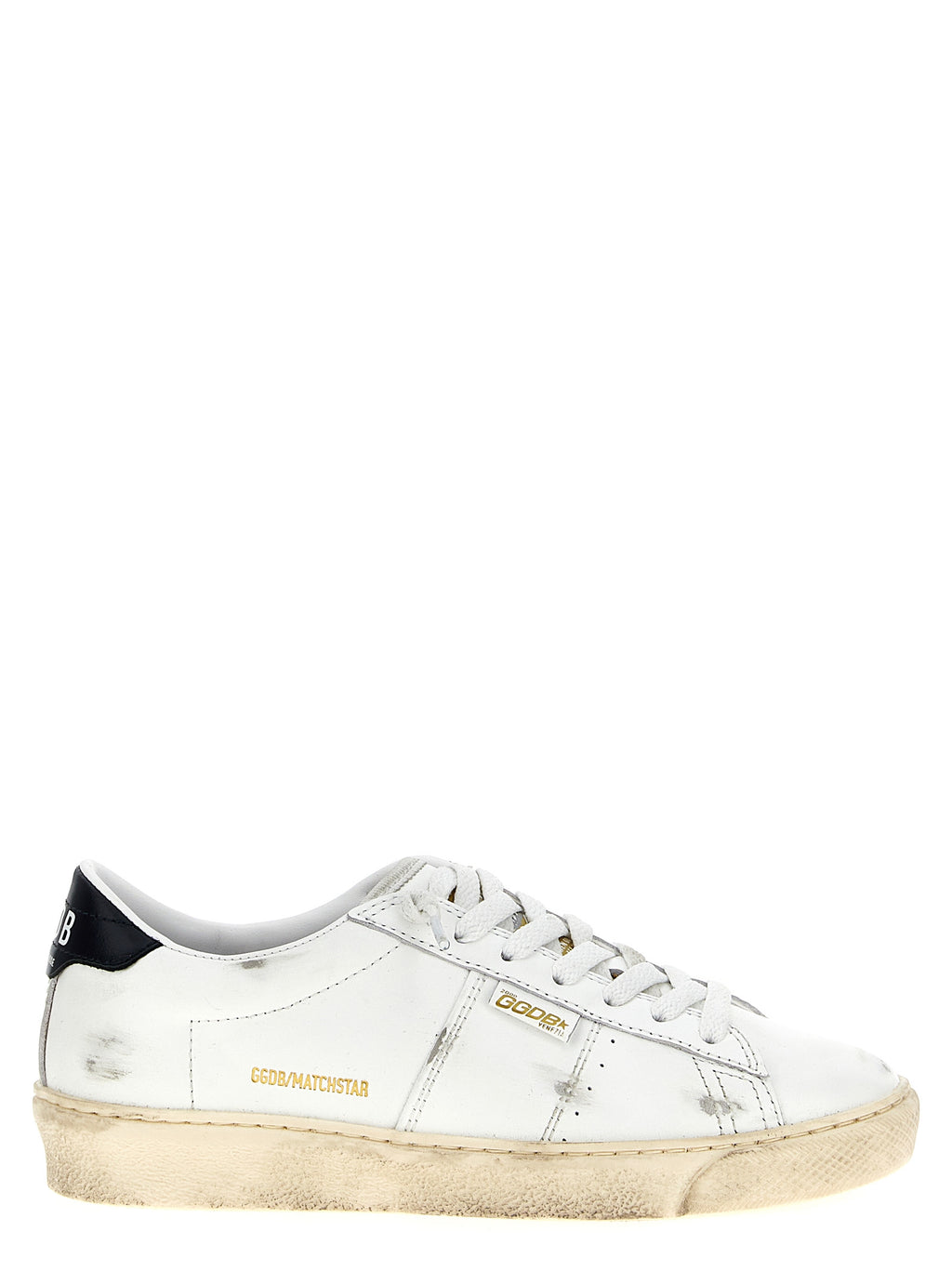 Golden Goose Blue Cowhide Low Top Sneakers