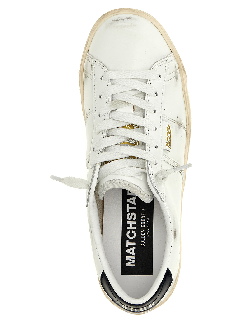 Golden Goose Blue Cowhide Low Top Sneakers