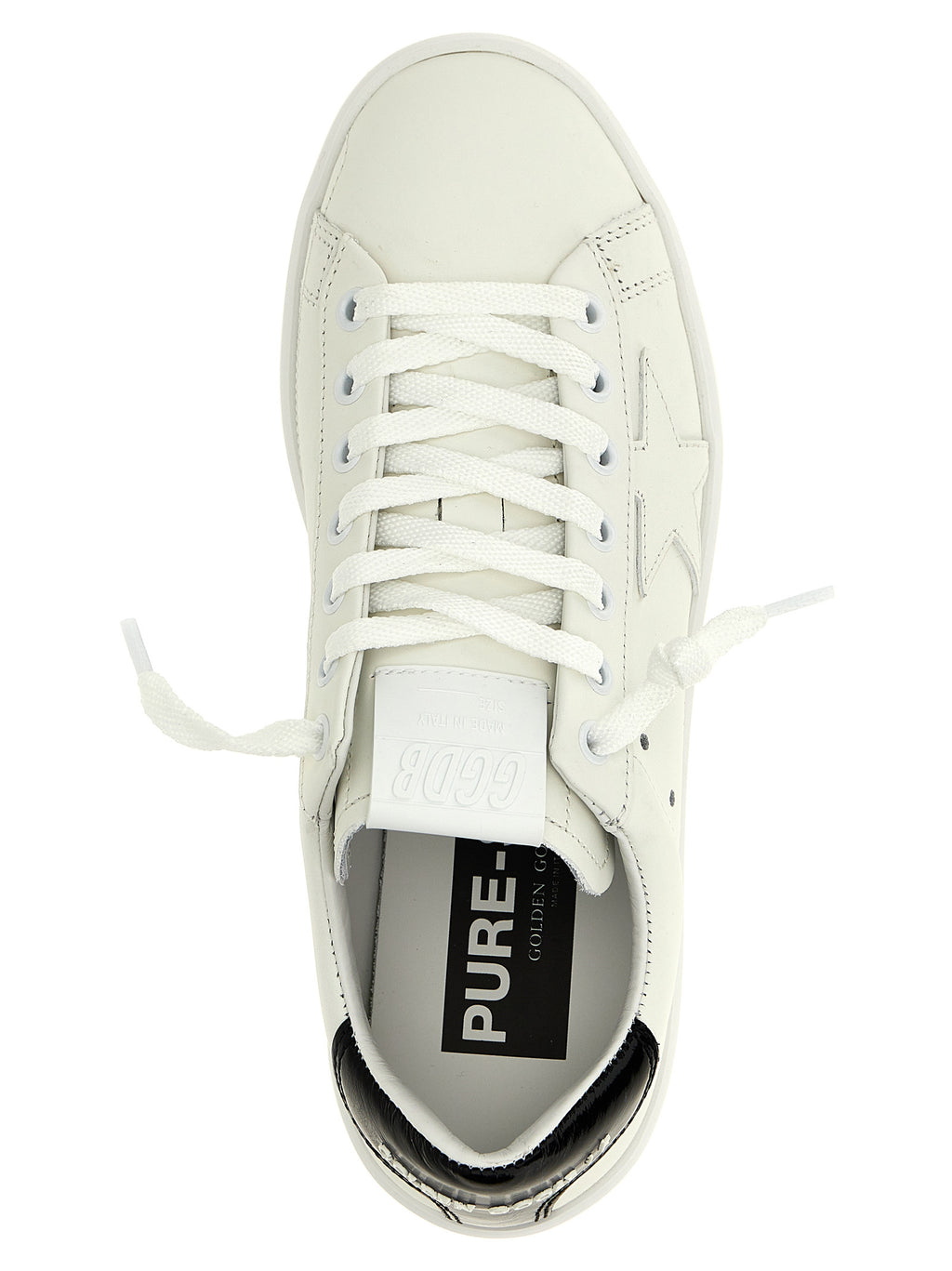 Golden Goose Black Cowhide Low Top Sneakers