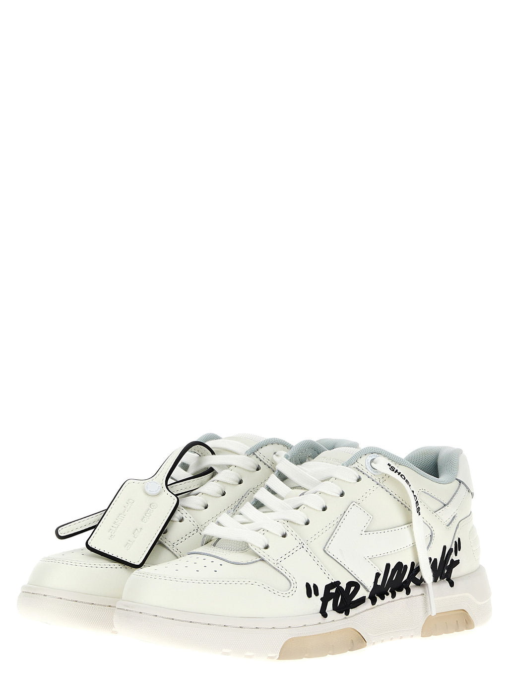 Off-White Bicolor Bovine Leather Low Top Sneakers