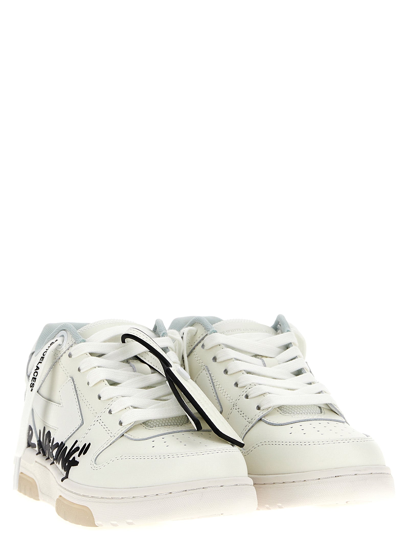 Off-White Bicolor Bovine Leather Low Top Sneakers