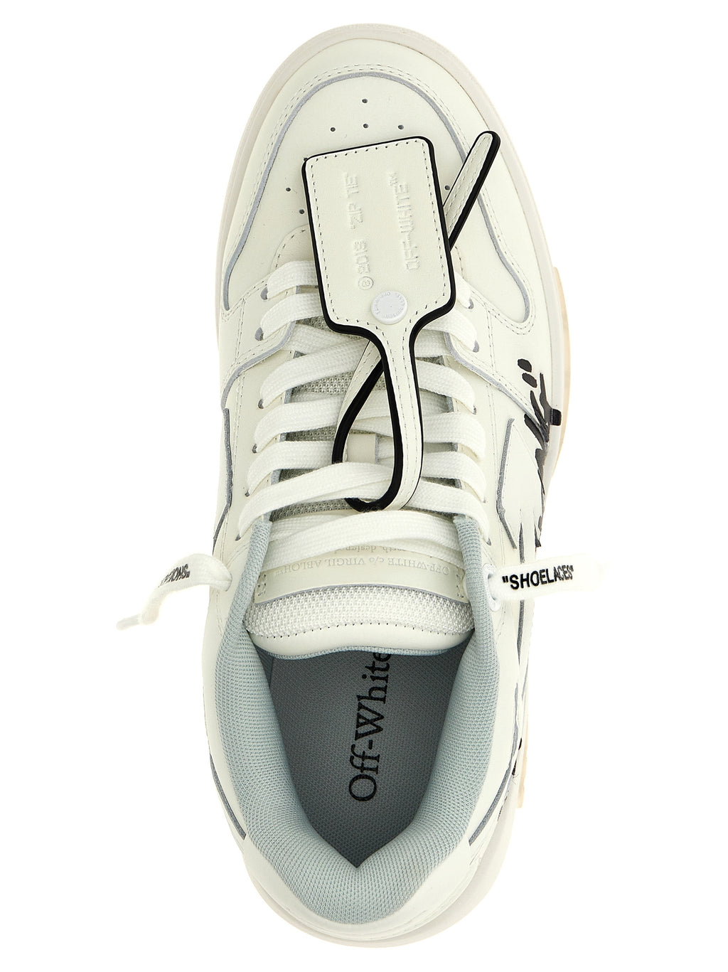 Off-White Bicolor Bovine Leather Low Top Sneakers