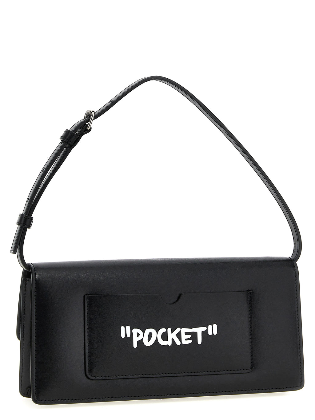 Off-White Bicolor Calfskin Shoulder Bag