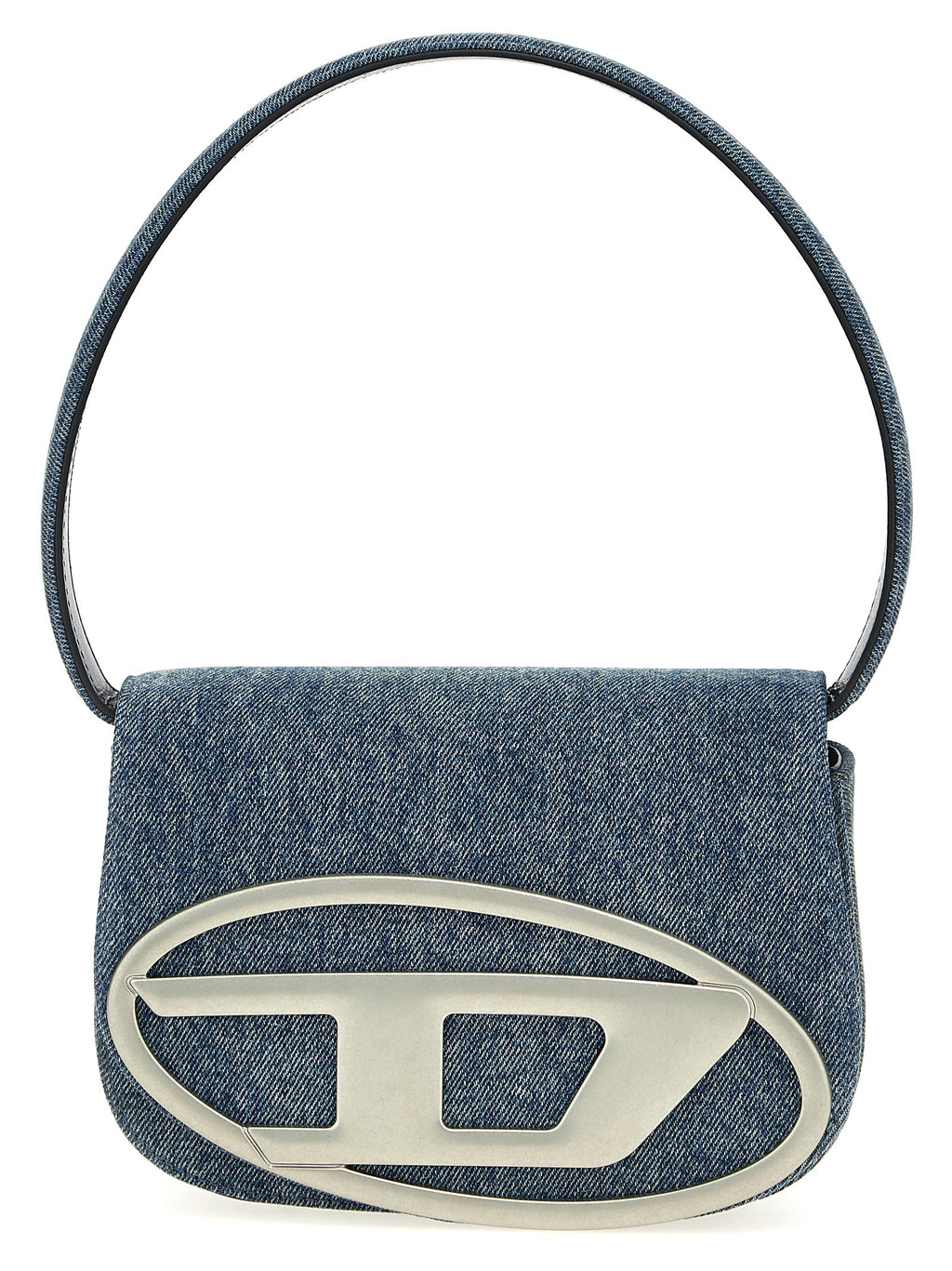 Diesel Blue Cotton Shoulder Bag