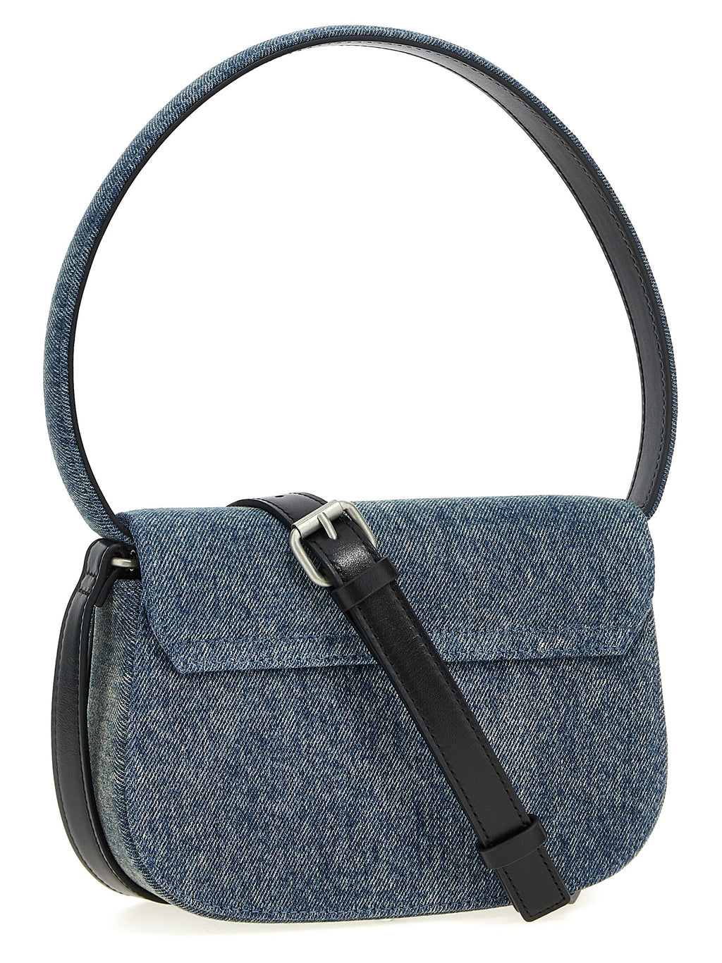 Diesel Blue Cotton Shoulder Bag