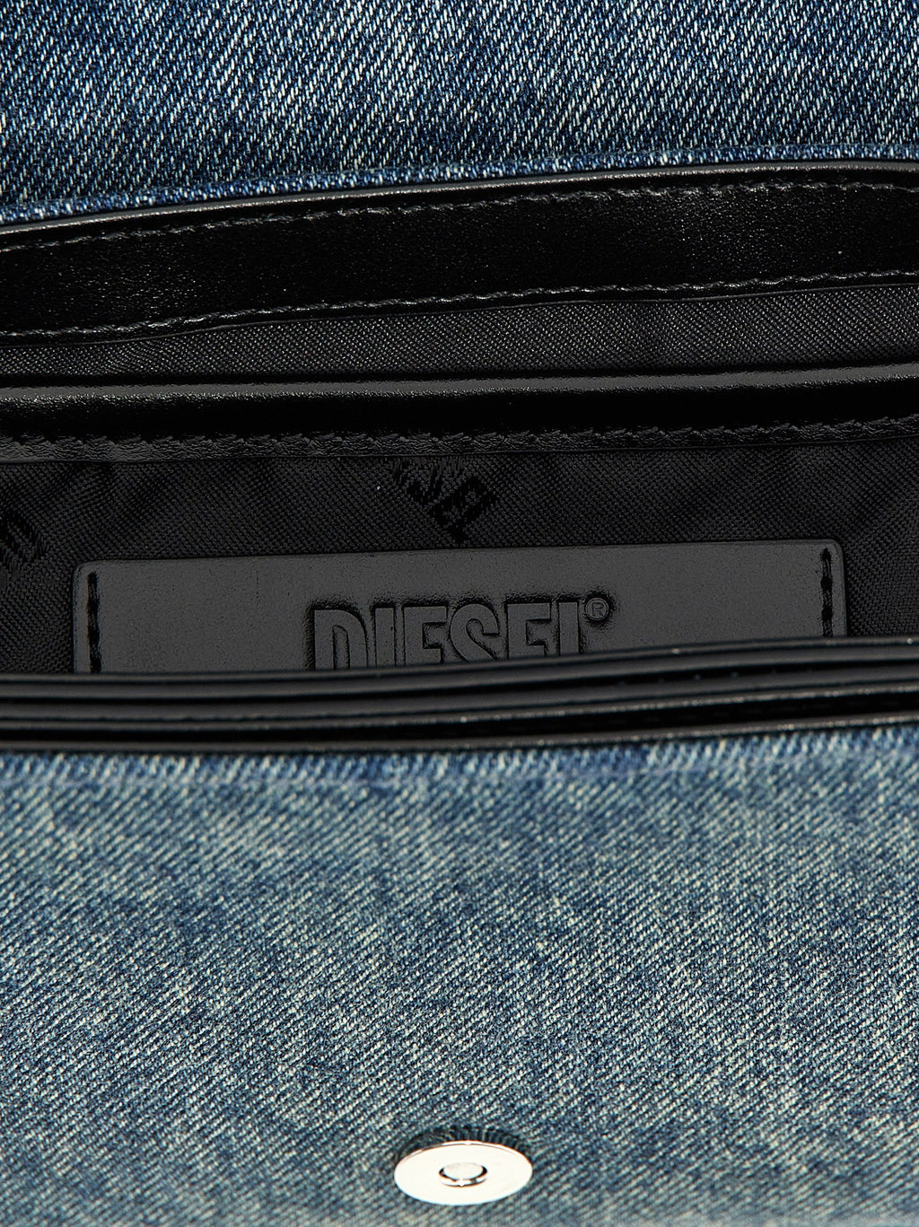 Diesel Blue Cotton Shoulder Bag