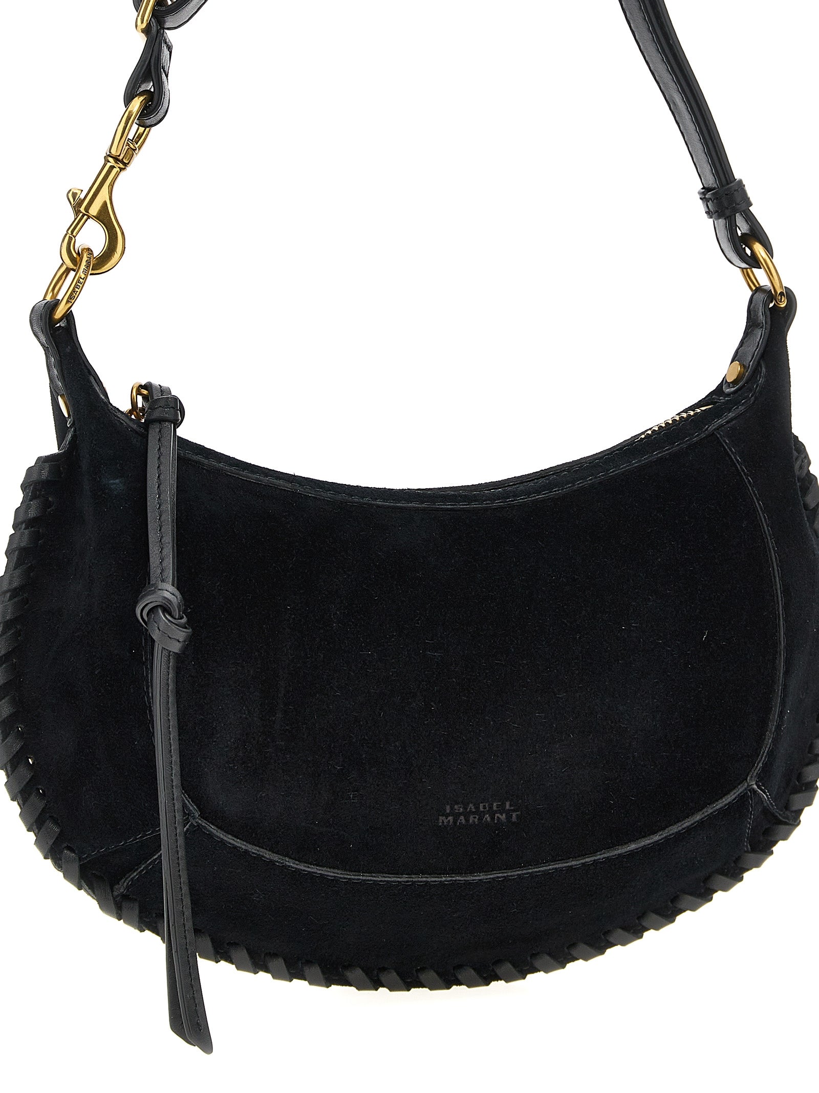 Isabel Marant Black Calfskin Shoulder Bag