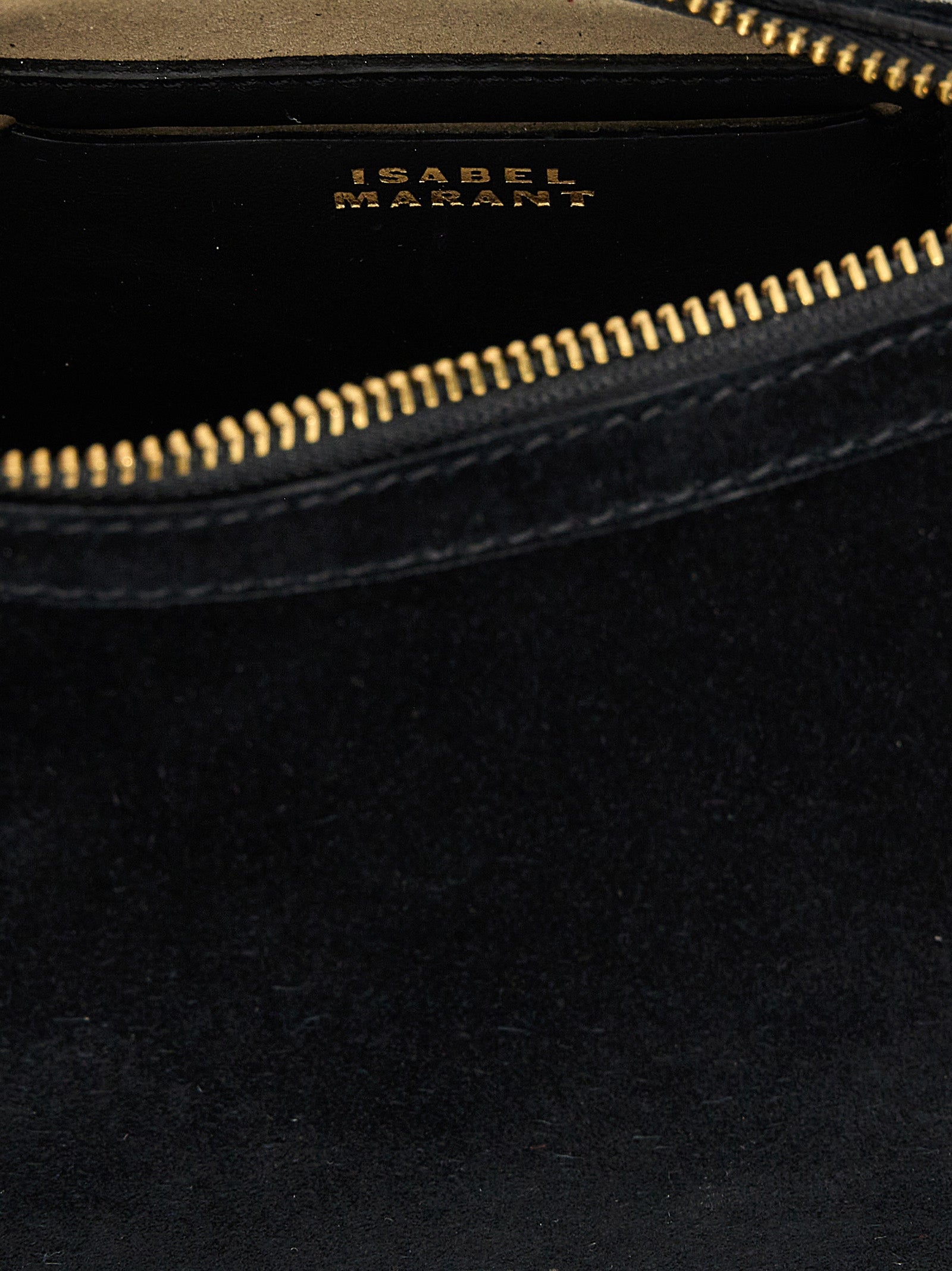 Isabel Marant Black Calfskin Shoulder Bag