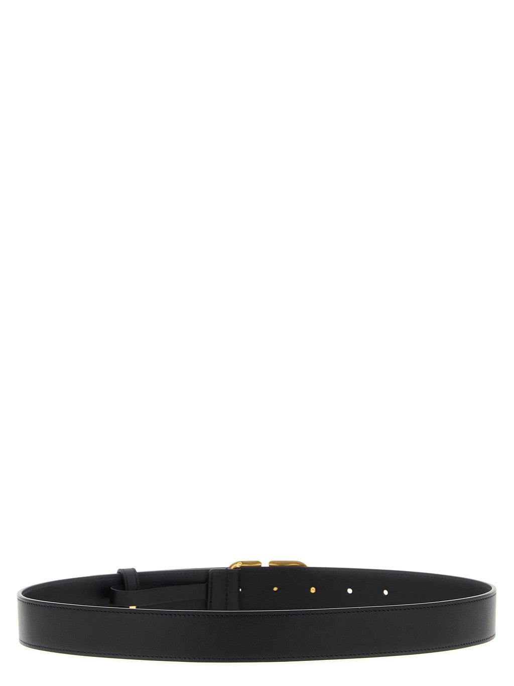Valentino Garavani Black Calfskin Regular Belt