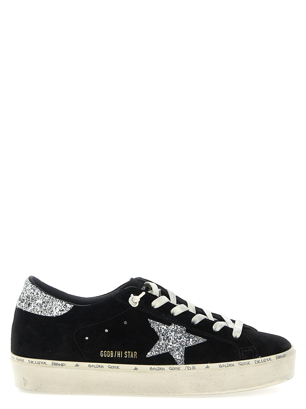 Golden Goose Black Leather Low Top Sneakers