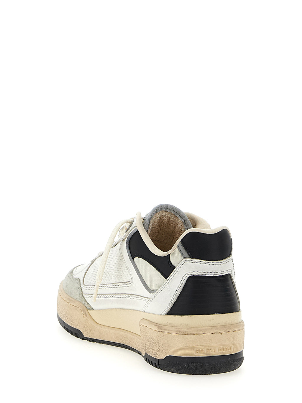 Golden Goose Bicolor Leather Athletic Sneakers