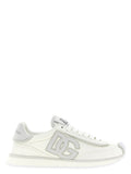 Dolce & Gabbana White Polyester Athletic Sneakers