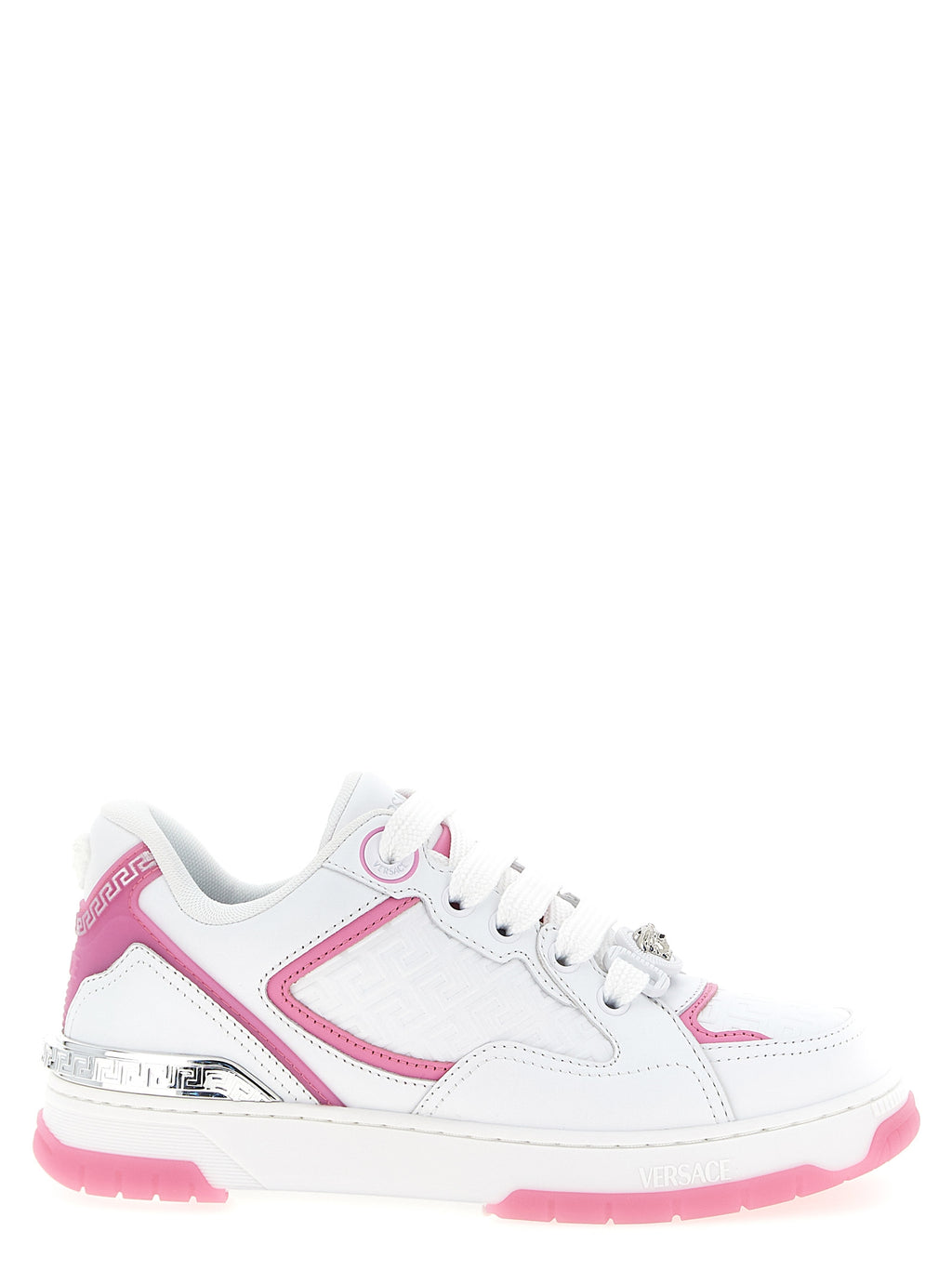 Versace Multicolor Calfskin Athletic Sneakers