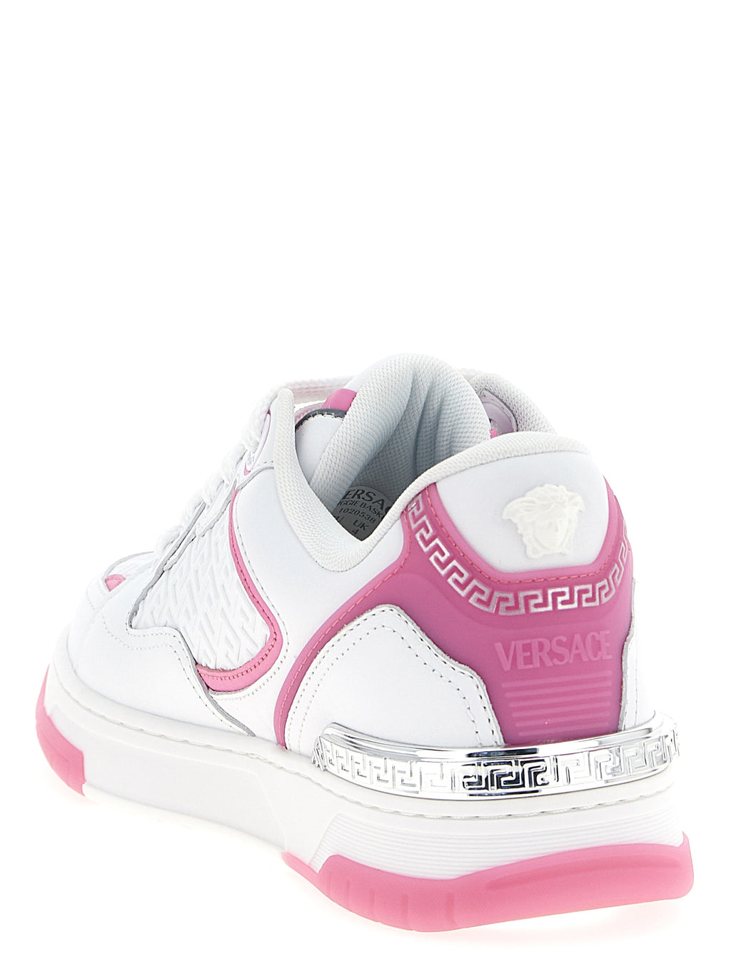 Versace Multicolor Calfskin Athletic Sneakers