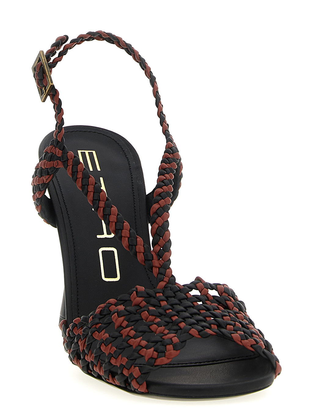 Etro Brown Polyethylene Stiletto Heel Sandals