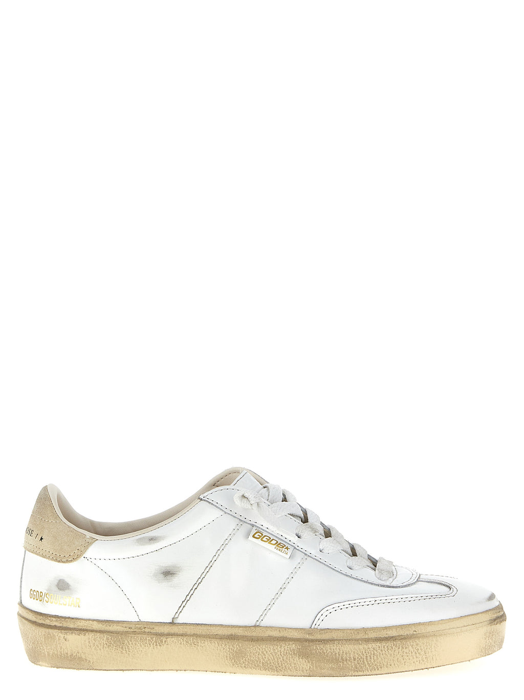 Golden Goose White Cowhide Sneakers