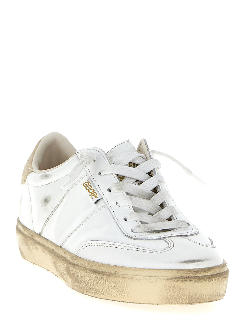 Golden Goose White Cowhide Sneakers