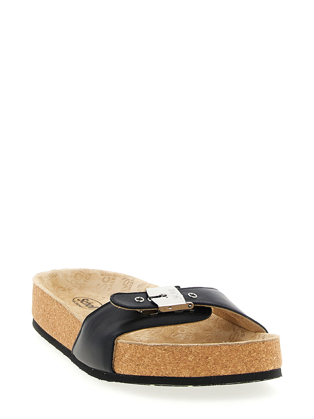 Balenciaga Black Calfskin Slides