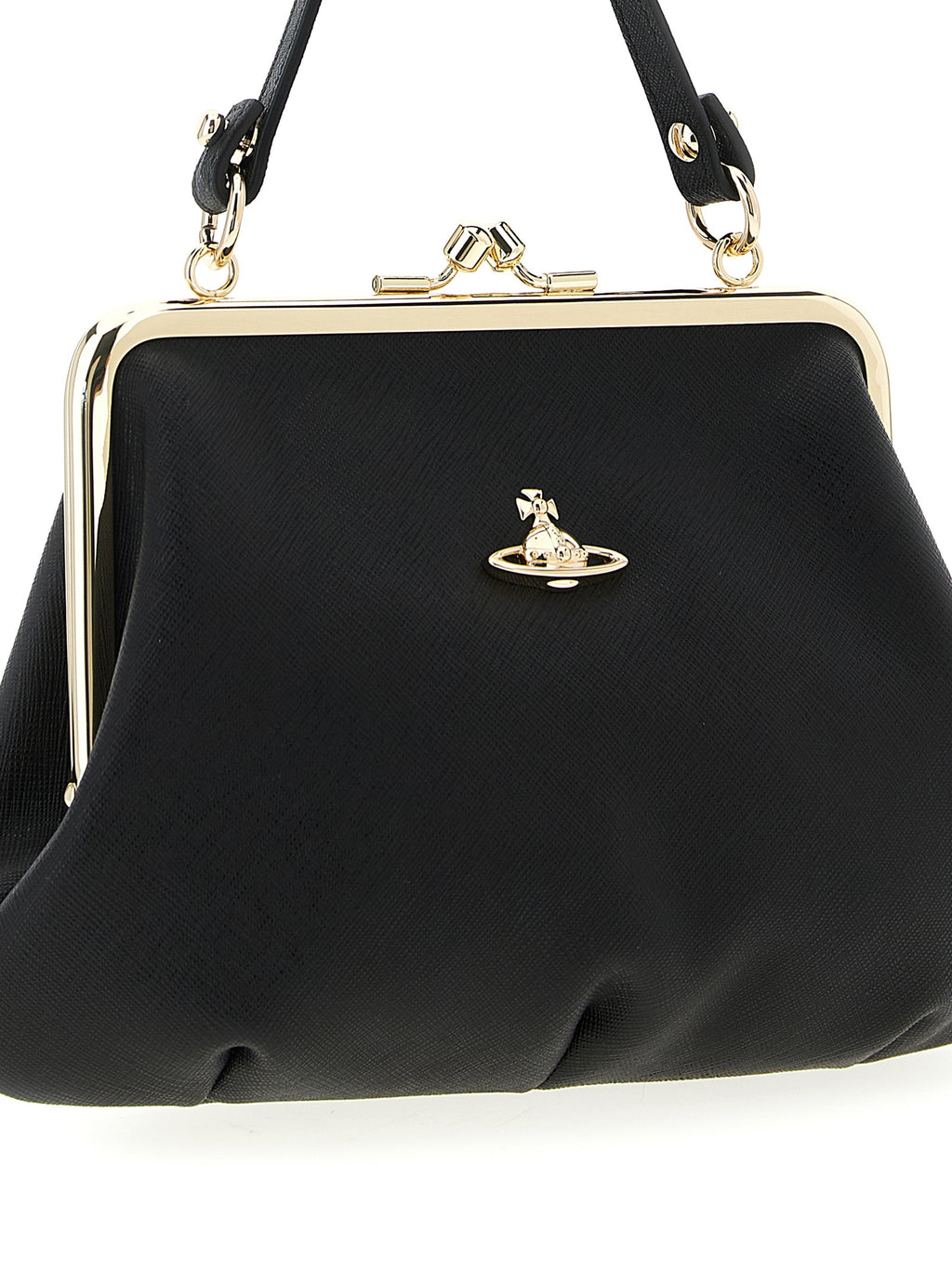 Vivienne Westwood Black Cowhide Handbag
