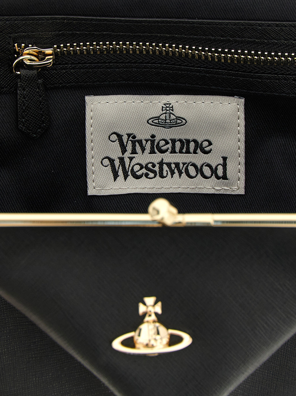 Vivienne Westwood Black Cowhide Handbag