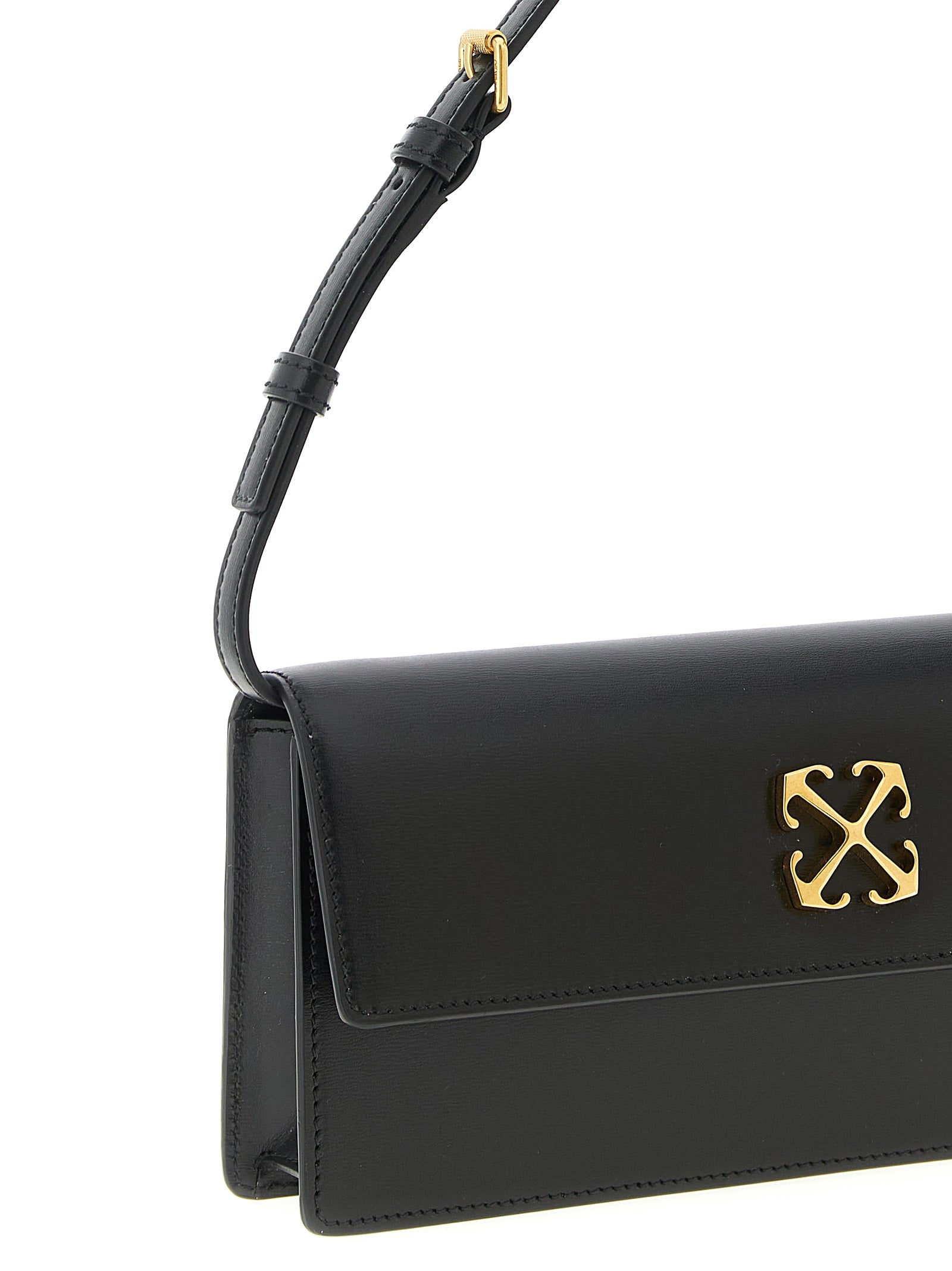 Off-White Black Polyester Shoulder Bag
