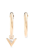 Valentino Garavani Gold Brass Earrings