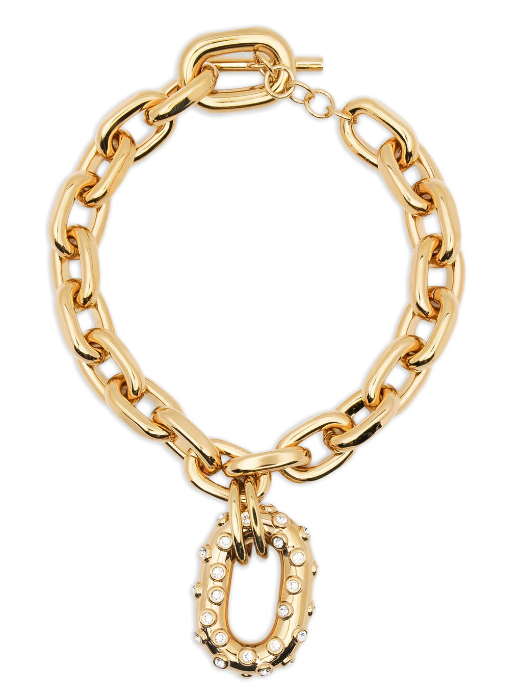 Paco Rabanne Gold Brass Necklace