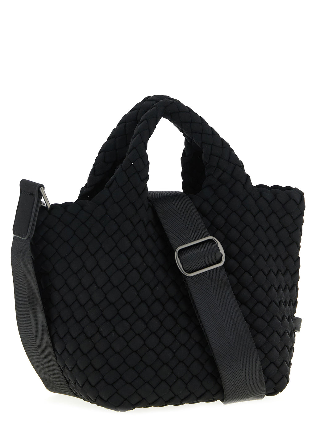 NAGHEDI Black Neoprene Tote Bag