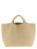 NAGHEDI Beige Neoprene Tote Bag