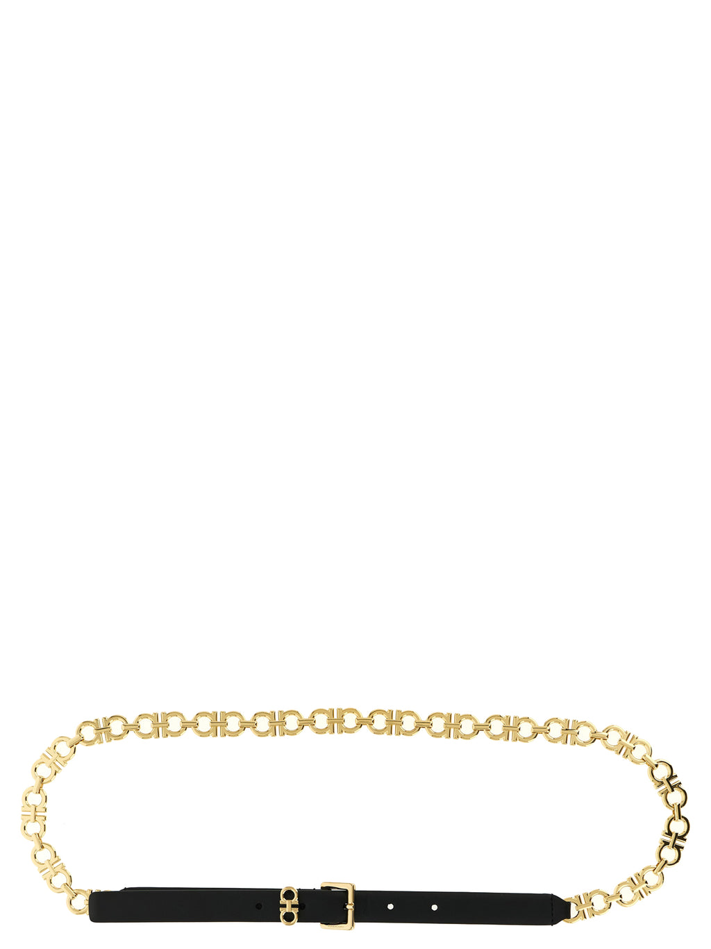 Ferragamo Black Calfskin Belt
