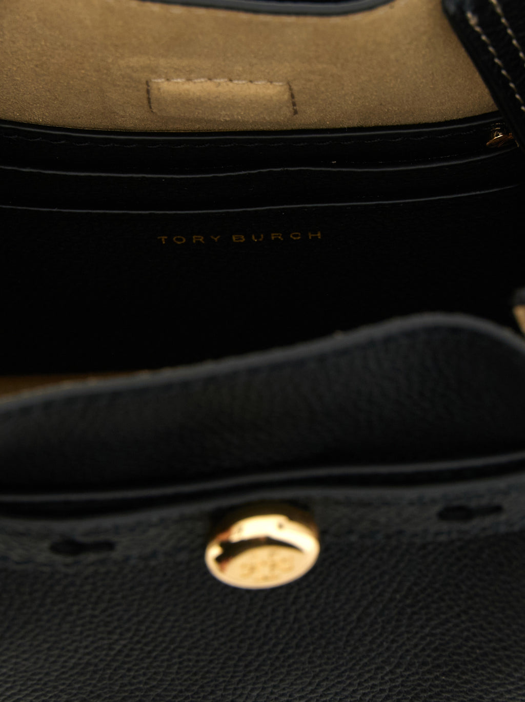 Tory Burch Black Cowhide Crossbody Bag