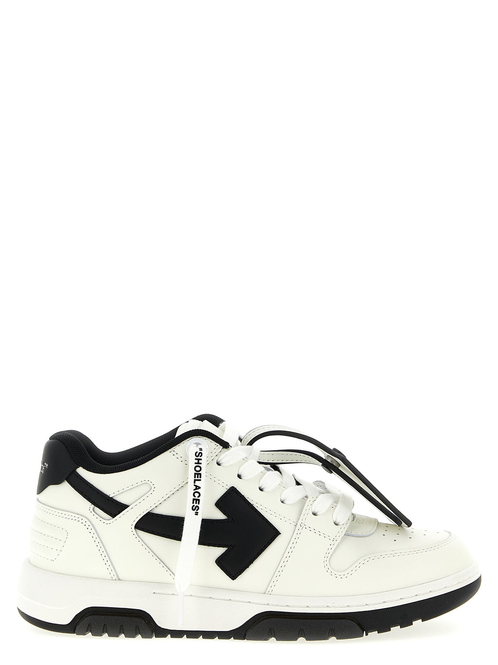 Off-White Bicolor Calfskin Low Top Sneakers