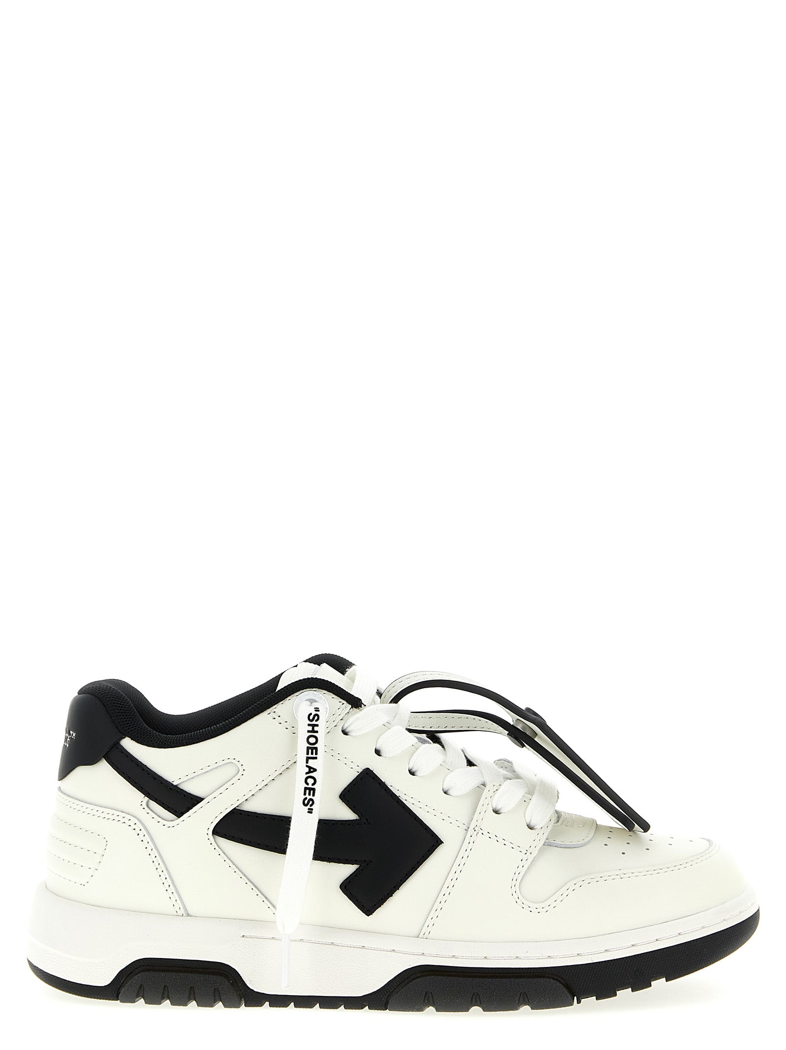 Off-White Bicolor Calfskin Low Top Sneakers