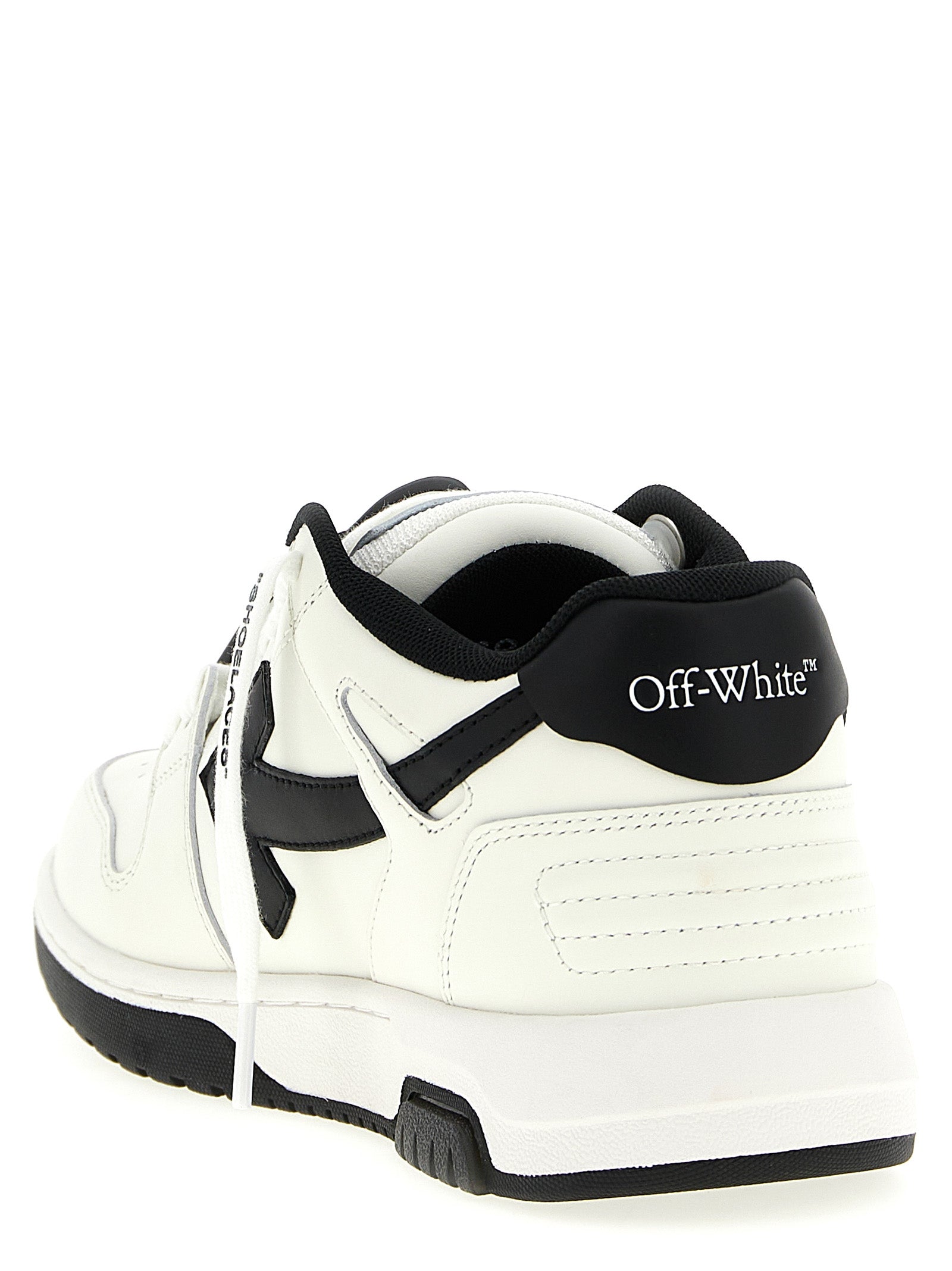 Off-White Bicolor Calfskin Low Top Sneakers