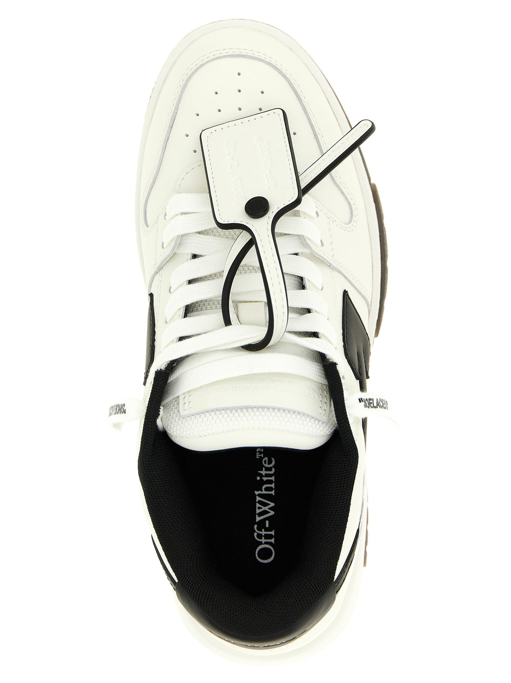 Off-White Bicolor Calfskin Low Top Sneakers